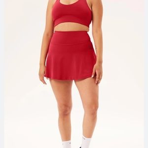 Girlfriend Collective Float Skort | Red | Medium